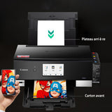 TD® Imprimante photo jet d'encre de maison automatique double face/Compatible Smartphone sans fil wifi numérisation machine tout-en-