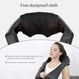TD® Masseur à Épaules Cou avec Shiatsu Rouleaux de Massage en 3D-Rotation MGS-150D 8 nœuds Rotatifs Système  Chaleur Antipoussière