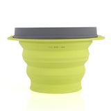 TD® Bol pliant en silicone Portable vaisselle de pique-nique voyage en plein air voyage à la maison facile à transporter bol pliant