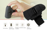 TD® Souris sans fil bague ergonomique wifi optique silencieuse doigt intelligent usb verticale PC haute définition noir universel