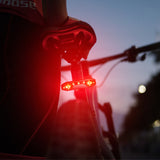 TD® Vélo nuit équitation clignotant voyant vélo feu arrière USB charge VTT feu arrière route voiture avertissement feu arrière