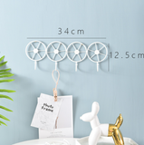 Crochet fer Art crochet rond poinçon gratuit créatif mignon cabine d'essayage porte-manteaux clé d'entrée décoration d'entrée