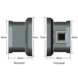 TD® Serrure d'empreintes digitales mot de passe serrure porte la chambre serrure de porte en bois serrure porte intelligente sphériq