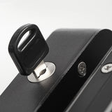 TD® Serrure d'empreinte digitale de porte en verre de bureau à trou ouvert présence unique serrure de mot de passe sans cadre ouvert