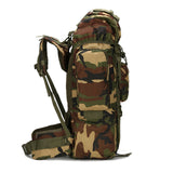 TD® Sac à dos extérieur sac d'alpinisme de randonnée 65L sac à dos tactique de grande capacité sac à dos camouflage