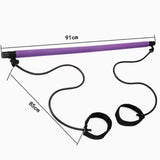 TD® Barre de Pilates barre de fitness barre de rallye de yoga multifonction barre de force de bras d'extension de poitrine de yoga