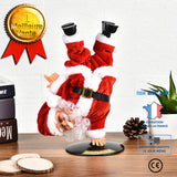 TD® Décorations de Noël Handstand électrique hip-hop Poupée Père Noël Créativité de Noël Jouets pour enfants Ornements Ornements de