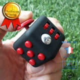 TD® Jeu de Dextérité cube/ Cadeau Maestro Noir Et Rouge/ Décompression Cube anti-anxiété six faces