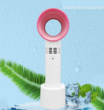 INN® Ventilateur à main Mini ventilateur portatif sans lame rechargeable USB portable refroidisseur pratique pour maison en plein