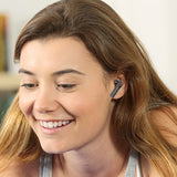 TD® Casque Bluetooth  ，Bluetooth 5.3 ， Sans fil intra-auriculaire ， Grande autonomie de la batterie， Annulation du bruit des appels