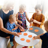 TD® Jouet de décompression de silicone de jeu de calmar, gâteau de sucre de forme ronde, jeu de puzzle de cerveau de cueillette de s
