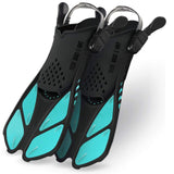 TD® Réglable élastique pied ouvert plongée en apnée natation palmes courtes taille M équipement de plongée en plein air