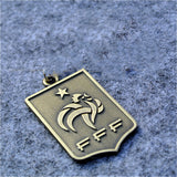 TD® France Porte-clés Coupe d'Europe Fans Souvenir Pendentif Équipe Logo Griezmann Mbappé Benzema Fans Cadeaux Périphériques Cadeaux