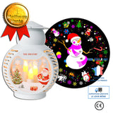 TD® LED noël flocon de neige projection lumière 16 modèle noël bougie lanterne décoration festive veilleuse