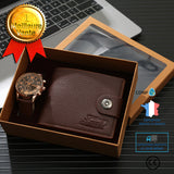 Ensembles de portefeuilles pour hommes, coffrets cadeaux pour les montres des clients, cadeaux créatifs, cadeaux de vacances,