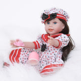 TD® Poupés en sillicone pour habillées enfant- jouets mouvable en simulation pour confort sommeil-cadeau noel pour enfants
