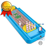 TD® Jeu de Mini Bowling/Jeux de société enfants/10 pièce Bowling+2 pièces billes/ Kit de jeu interactif grenouille  éducatif lanceur