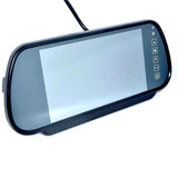 TD®  Kit rétroviseur écran 7'' LCD de voiture + IR LED voiture Caméra de recul 170 ° vision nocturne-Accessoire de voiture