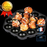 TD® Poulpe petites boules machine ménage poulpe plaque de barbecue pour faire des boules de cerise poulpe outil matériel caille oeuf