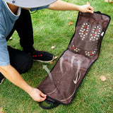 TD® Sac à chaussures de stockage de voyage en plein air finition anti-poussière rangement portable respirant tissu oxford  camping