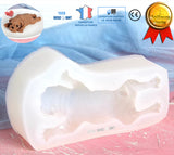 TD® Moule silicone pâtisserie gâteau original muffin chocolat madeleine noel à cannelé en forme de chien décoration mini  cuisson