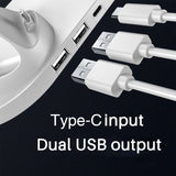 TD® Chargeur sans fil multifonctionnel six-en-un adapté au chargement rapide du support sans fil pour téléphone portable du casque