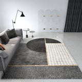 TD® Tapis Simple nordique imitation cachemire salon canapé couverture tapis antidérapant maison étude chambre tapis de sol épaissi