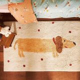 TD® Tapis imitation cachemire chambre d'enfant simple jeu anti-chute rampant épaississement absorbant chambre couverture de chevet