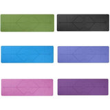 TD® TPE Tapis Yoga -Tapis De Sport Fitness a La Maison -Tapis de Pilates,Poids léger,Antidérapant, Respectueux de l'environnement-NO