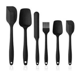 TD® Lot de 6 ustensiles de cuisine en silicone, ensemble de ustensiles pour la pâtisserie, accesoire pour la cuisson gâteau, spatule