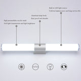 Applique murale Luminaire salle de bains LED Lumière blanche avant-miroir et armoire 40cm 16W