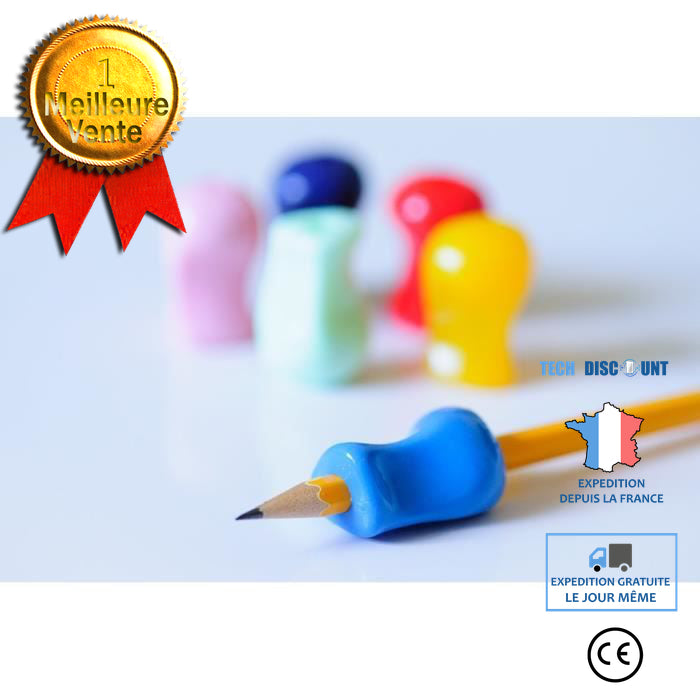 TD® Grips pour crayon – Assortiment de 6 Pièces –Aide ergonomique à l' –