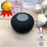 TD® Creative Silicone Ventouse Étanche Sports de Plein Air Subwoofer Haut-Parleur Bluetooth, Noir