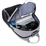 TD® Sac à dos antivol pour hommes sac d'ordinateur d'affaires mode sac de voyage grande capacité USB sac d'école étudiant