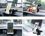 TD® Support de téléphone de voiture avec ventouse support de téléphone de voiture en verre avant support de téléphone antichoc spéci