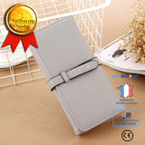 TD® Portefeuille Long pochette pour femmes/ Beige / Tendance/Pratique