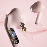 TD® Casque Bluetooth sans fil Bluetooth 5.1 Poubelle de dessin animé Réduction du bruit Longue durée de vie de la batterie Appel HD