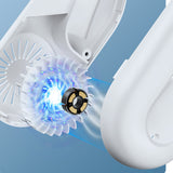 TD® Ventilateur de cou suspendu portable été silencieux sans lames ventilateur froid paresseux