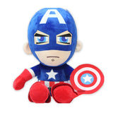 TD® PP coton matériel Captain America anime modèle poupée  poupée  jouet  pour  enfants poupée  en  peluche bleu  jouet pour enfants