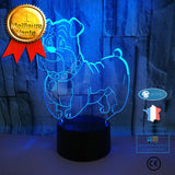 INN® Veilleuse 3D LED personnalité créative lumière d'ambiance à économie d'énergie lumière de chevet LED