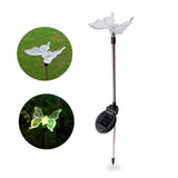 TD® Lampe solaire LED éclairage luminaire extérieur Terrasse Jardin papillon décoration - Eclairage solaire en forme de papillon