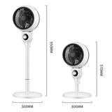 TD® Ventilateur de circulation d'air vertical à trois vitesses domestique du sol au plafond convection silencieuse de la tête