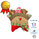 TD® reservece 40cm Noël Pentagram doux Coussin Seat Canapé-lit Coussin voiture cadeau Home décorations de Noël cadeau de Noël