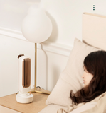 INN® Petit ventilateur créatif rétro humidification tour ventilateur deux-en-un spray sans feuilles bureau silencieux petit ventilat