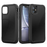 TD® Coque de téléphone anti-collision pour iPhone 11 Coque TPU + PC anti-empreintes digitales de 6,1 pouces