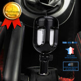 TD® Mini Humidificateur automatique de Voiture Purificateur d'air Diffuseur Huiles essentielles et parfum Portable Noir 12 V