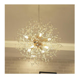 TD® lustre pissenlit lampe de plafond led decoration intérieur extérieur maison chambre enfant salon lumiere design pas cher fer