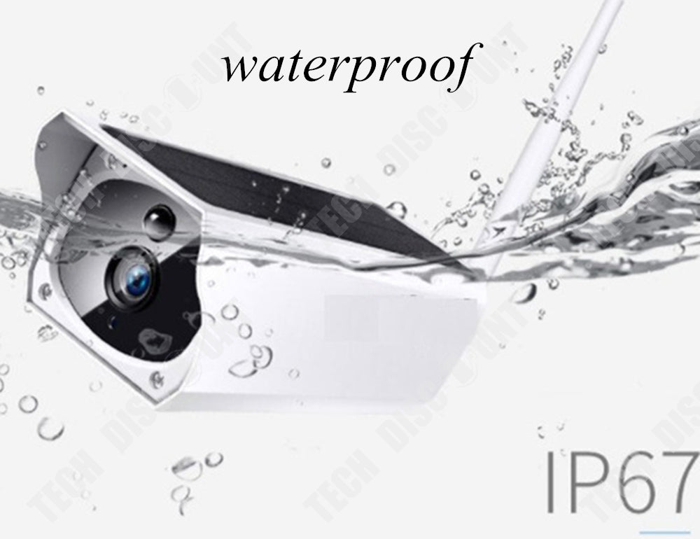 Camera De Sécurité Waterproof Avec Panneau Solaire Wifi Et IP Zoom X 85570166 Camera De Sécurité Waterproof Avec Panneau Solaire Wifi Et IP Zoom X 85570166
