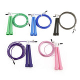 TD® Accessoires Fitness - Musculation,Nouveau 3M fil d'acier longueur à sauter réglable corde à sauter équipement de - pink