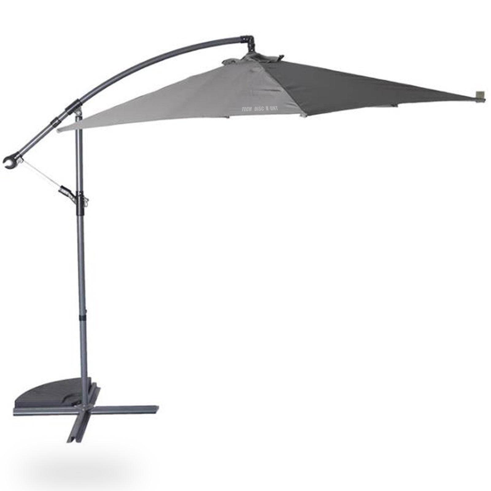 TD®  Grand parasol protection contre soleil ombrelle anti uv extérieur décoration mobilier utilisation simple solide et léger